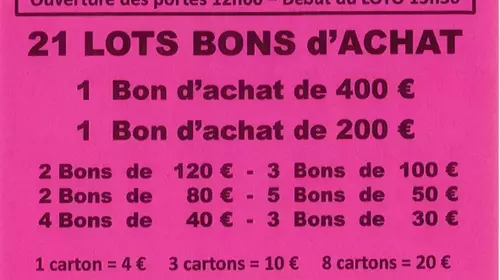 LOTO Dimanche 29 septembre